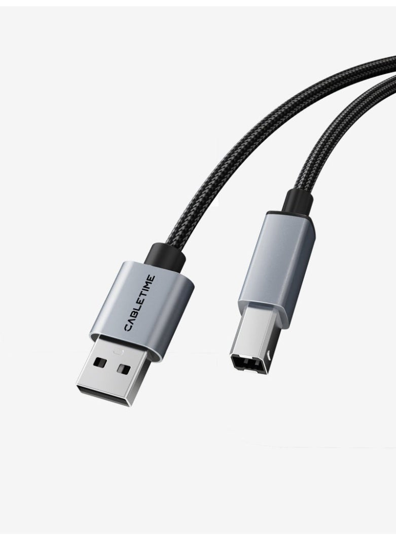 CABLETIME USB 2.0 A TO USB B PRINTER CABLE - Image 1